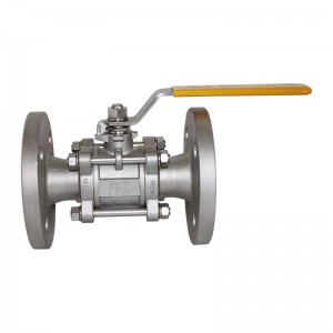 3 Piece flanged ball valve
